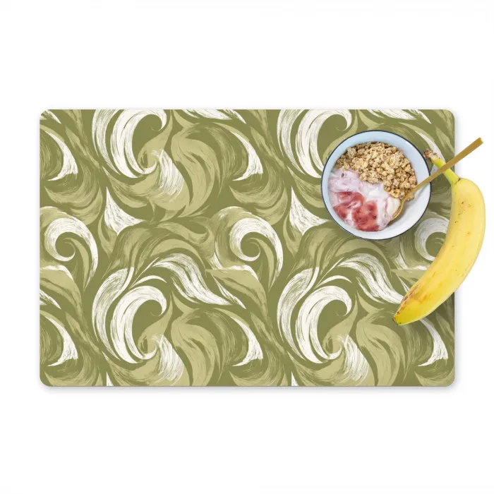 Abstract - Textuur - Groen Placemat vinyl groot 368 -zzzproduct_Kitchenyeah-website