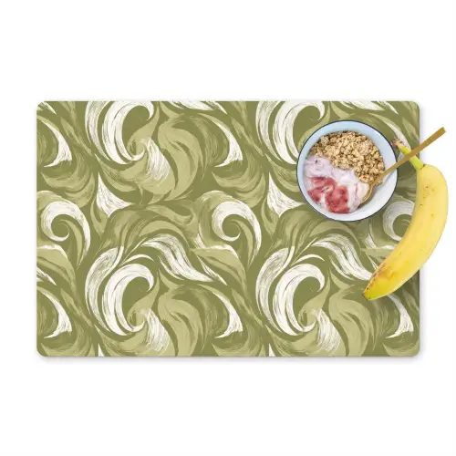 Abstract - Textuur - Groen Placemat vinyl groot 368 -zzzproduct_Kitchenyeah-website