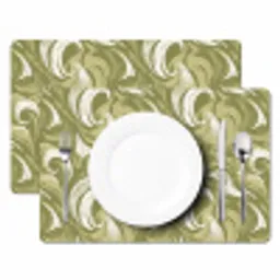 Abstract - Textuur - Groen Placemat vinyl groot 368 -zzsfeer2_Kitchenyeah-website