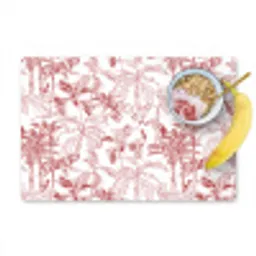 Dieren - Abstract - Rood Placemat vinyl groot 368 -zzzproduct_Kitchenyeah-website