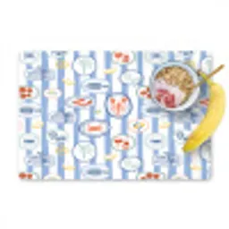 Zee - Sfeer - Kreeft - Oester Placemat vinyl groot 368 -zzzproduct_Kitchenyeah-website