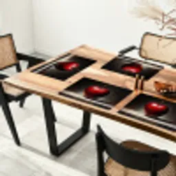 Apple - Hart - Rood Placemat vinyl groot -zzsfeer4_Kitchenyeah-website