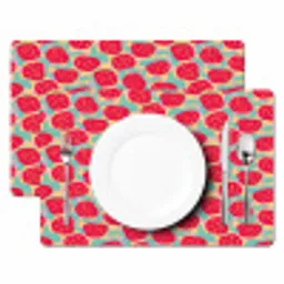 Appels - Rood - Stippen Placemat vinyl groot 368 -zzsfeer2_Kitchenyeah-website