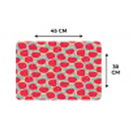 Appels - Rood - Stippen Placemat vinyl groot 368 -specs