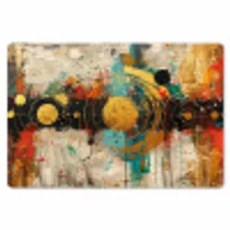 Kunst - Abstract - Aesthetic - Goud Placemat vinyl groot -zzsfeer1_Kitchenyeah-website