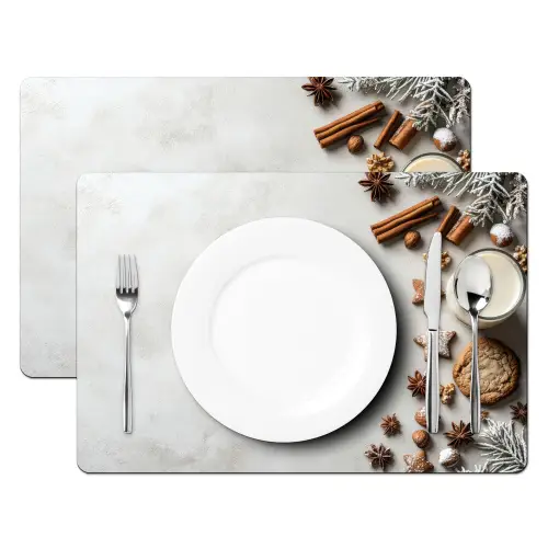 Bakken - Kaneel - Licht - Winter Placemat vinyl groot -zzsfeer2_Kitchenyeah-website