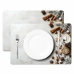 Bakken - Kaneel - Licht - Winter Placemat vinyl groot -zzsfeer2_Kitchenyeah-website