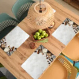 Bakken - Kaneel - Licht - Winter Placemat vinyl groot -zzsfeer5_Kitchenyeah-website