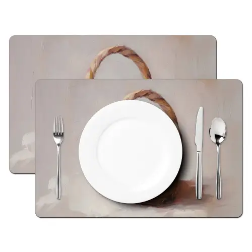 Mand - Eieren - Roze Placemat vinyl groot -zzsfeer2_Kitchenyeah-website