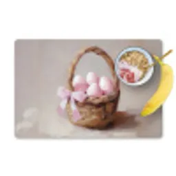 Mand - Eieren - Roze Placemat vinyl groot -zzzproduct_Kitchenyeah-website