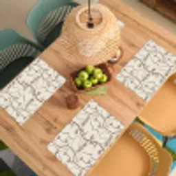 Beige - Gezicht - Lijnen - Bruin Placemat vinyl groot 368 -zzsfeer5_Kitchenyeah-website