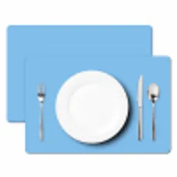 Vogel - Blauw - Eenvoudig Placemat vinyl groot -zzsfeer2_Kitchenyeah-website