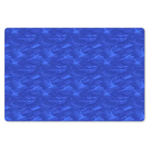Vogels - Patroon - Veren Placemat vinyl groot 368 -zzsfeer1_Kitchenyeah-website