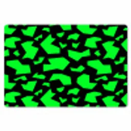 Zwart - Neon - Groen - Patroon Placemat vinyl groot 368 -zzsfeer1_Kitchenyeah-website