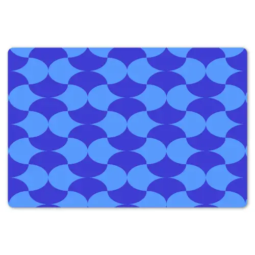 Blauw - Maanvlakken - Patroon Placemat vinyl groot 368 -zzsfeer1_Kitchenyeah-website