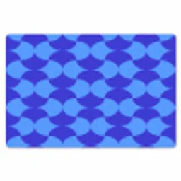 Blauw - Maanvlakken - Patroon Placemat vinyl groot 368 -zzsfeer1_Kitchenyeah-website