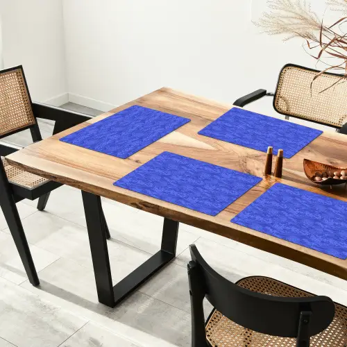 Blauw - Patroon - Heuvels - Bloemen Placemat vinyl groot 368 -zzsfeer4_Kitchenyeah-website