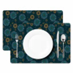 Blauw - Patroon - Retro Placemat vinyl groot 368 -zzsfeer2_Kitchenyeah-website