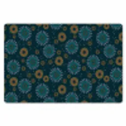 Blauw - Patroon - Retro Placemat vinyl groot 368 -zzsfeer1_Kitchenyeah-website