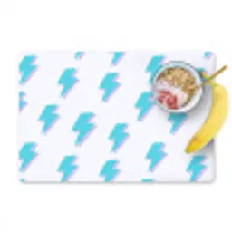 Blauw - Paars - Bliksem Placemat vinyl groot 368 -zzzproduct_Kitchenyeah-website