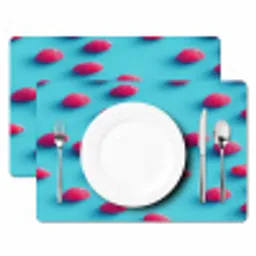 Blauw - Frambozen - Roze Placemat vinyl groot 368 -zzsfeer2_Kitchenyeah-website