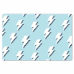 Blauw - Wit - Patroon - Bliksem Placemat vinyl groot 368 -zzsfeer1_Kitchenyeah-website