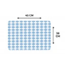 Zee - Sfeer - Blauw - Wit Placemat vinyl groot 368 -specs