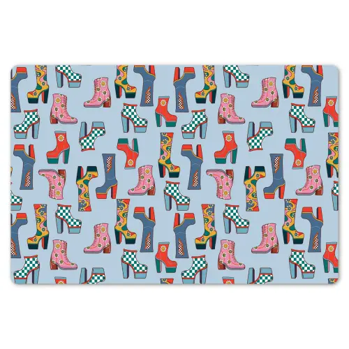 Laarzen - Patroon - Disco Placemat vinyl groot 368 -zzsfeer1_Kitchenyeah-website