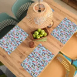 Laarzen - Patroon - Disco Placemat vinyl groot 368 -zzsfeer5_Kitchenyeah-website