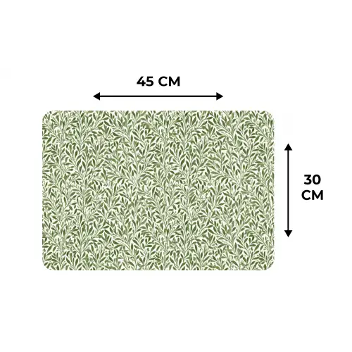 Botanisch - Takken - Groen Placemat vinyl groot 368 -specs