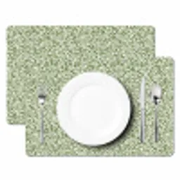 Botanisch - Takken - Groen Placemat vinyl groot 368 -zzsfeer2_Kitchenyeah-website