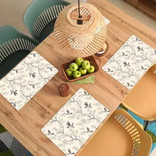 Takken - Vogels - Beige Placemat vinyl groot 368 -zzsfeer5_Kitchenyeah-website
