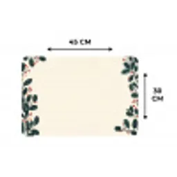 Takken - Winter - Planten - Licht Placemat vinyl groot -specs