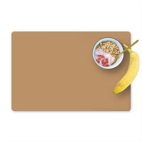 Bruin - Effen print Placemat vinyl groot 368 -zzzproduct_Kitchenyeah-website