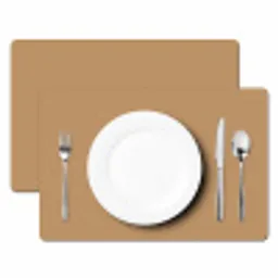 Bruin - Effen print Placemat vinyl groot 368 -zzsfeer2_Kitchenyeah-website