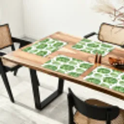 Kool - Bladgroen - Wit - Patroon Placemat vinyl groot 368 -zzsfeer4_Kitchenyeah-website