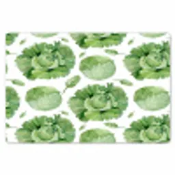 Kool - Bladgroen - Wit - Patroon Placemat vinyl groot 368 -zzsfeer1_Kitchenyeah-website