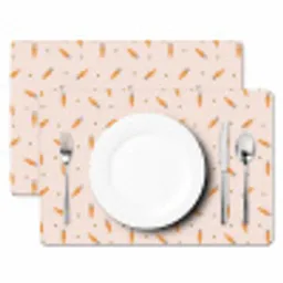 Wortel - Patroon - Kinderen - Groente Placemat vinyl groot -zzsfeer2_Kitchenyeah-website