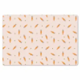 Wortel - Patroon - Kinderen - Groente Placemat vinyl groot -zzsfeer1_Kitchenyeah-website