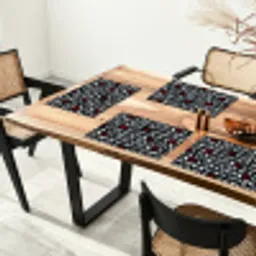 Tekens - Wit - Zwart Placemat vinyl groot 368 -zzsfeer4_Kitchenyeah-website