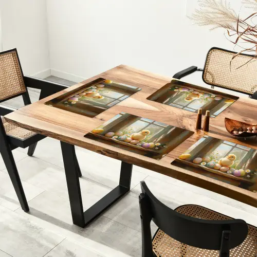 Kuiken - Raam - Paaseieren Placemat vinyl groot -zzsfeer4_Kitchenyeah-website
