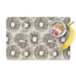 Cirkels - Patroon - Zwart Placemat vinyl groot 368 -zzzproduct_Kitchenyeah-website