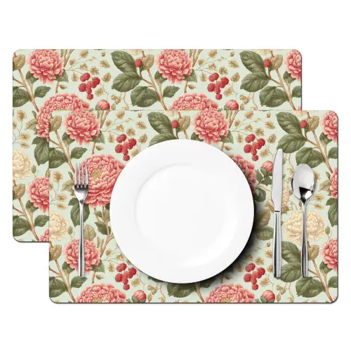 Klassiek - Botanisch - Veelkleurig Placemat vinyl groot 368 -zzsfeer2_Kitchenyeah-website