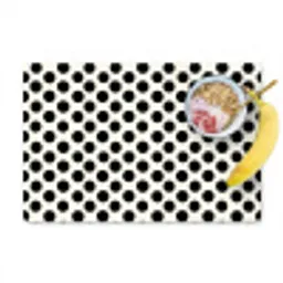 Klassiek - Stippen - Zwart Placemat vinyl groot 368 -zzzproduct_Kitchenyeah-website