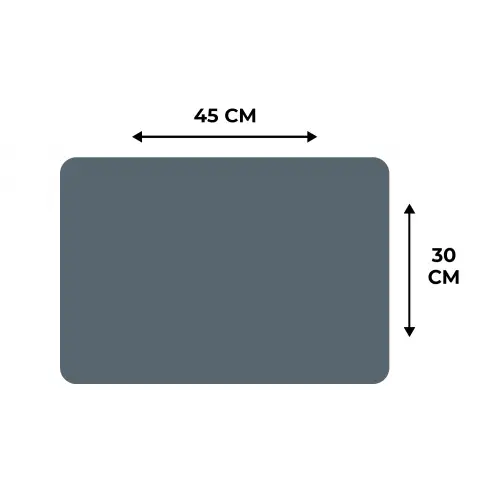 Kleuren - Blauw - Interieur Placemat vinyl groot 368 -specs