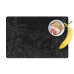 Beton - Patroon - Zwart Placemat vinyl groot -zzzproduct_Kitchenyeah-website
