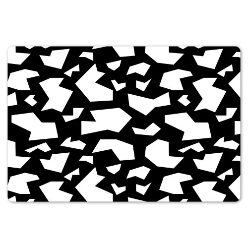 Contrast - Zwart - Wit Placemat vinyl groot 368 -zzsfeer1_Kitchenyeah-website