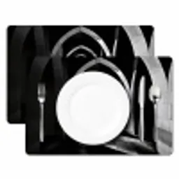 Gang - Bogen - Schaduw - Diepte Placemat vinyl groot -zzsfeer2_Kitchenyeah-website