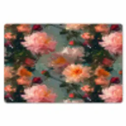 Dahlia - Bloemen - Patroon Placemat vinyl groot 368 -zzsfeer1_Kitchenyeah-website