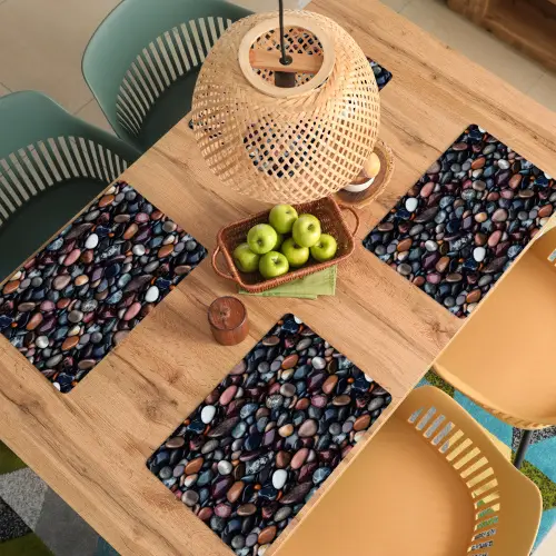 Donker - Kiezels - Glans Placemat vinyl groot 368 -zzsfeer5_Kitchenyeah-website